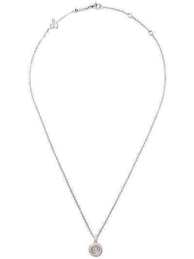 Chopard цепочка с подвеской Happy Diamonds Icons из белого золота 79A0171201