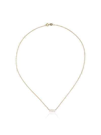 Established 14kt yellow gold Wifey necklace EST14N0034