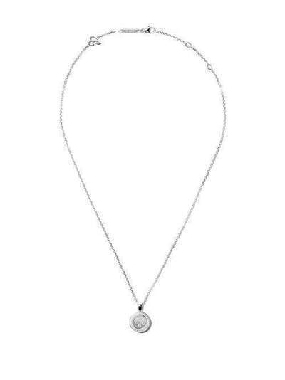 Chopard 18kt white gold Happy Diamond Icons pendant necklace 79A0181201
