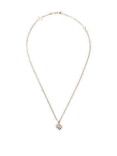 Chopard 18kt rose gold Happy Diamonds Icons pendant necklace 79A0545001