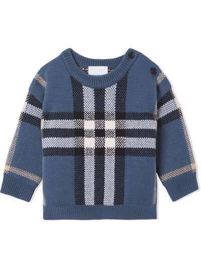 Burberry Kids джемпер в клетку Vintage Check