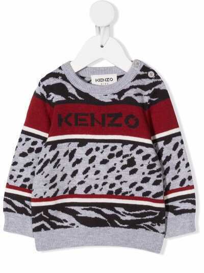 Kenzo Kids джемпер с принтом