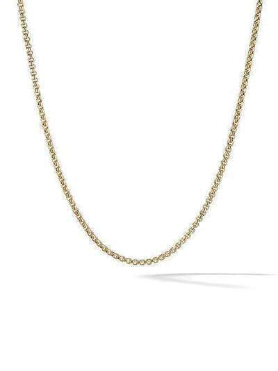 David Yurman 18kt yellow gold Box Chain necklace N1262088