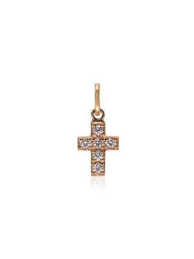 Gigi Clozeau Cross 6 diamond charm B5CO004R00XXDI
