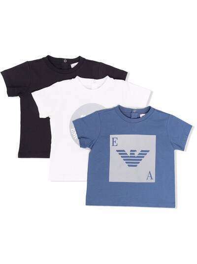 Emporio Armani Kids набор футболок с логотипом