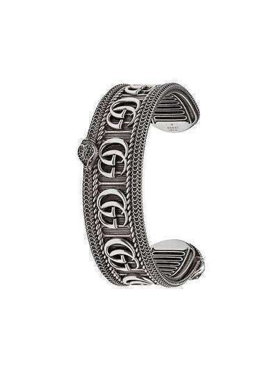 Gucci серебряный браслет с логотипом Double G 577296J8400