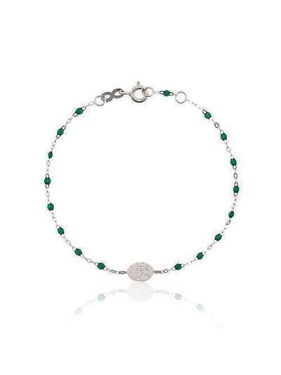 Gigi Clozeau green madone diamond and white gold bracelet B3VI002G35