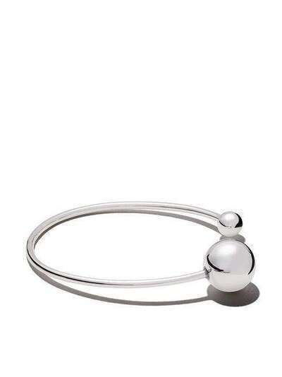 Georg Jensen серебряный браслет-кафф Moonlight Grapes 20000097