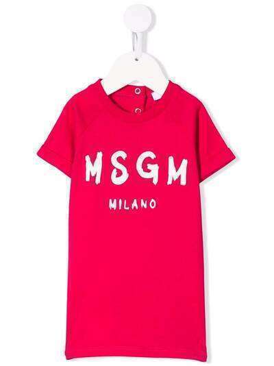 MSGM Kids футболка с логотипом