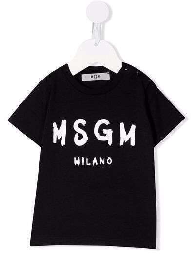 MSGM Kids футболка с логотипом