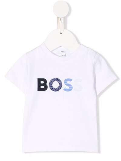 BOSS Kidswear футболка из органического хлопка с логотипом