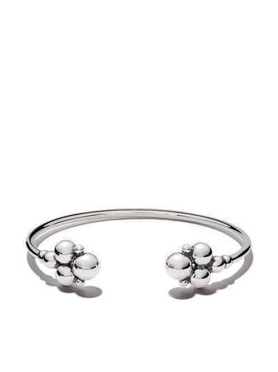 Georg Jensen серебряный браслет-кафф Moonlight Grapes 20000098