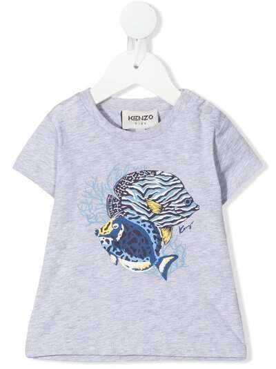 Kenzo Kids футболка с принтом