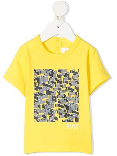 BOSS Kidswear футболка с графичным принтом