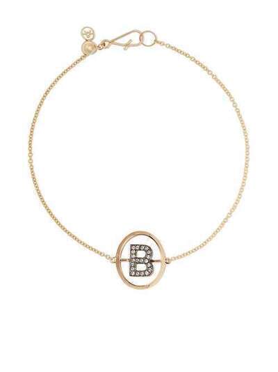 Annoushka золотой браслет с инициалом B и бриллиантами 28092