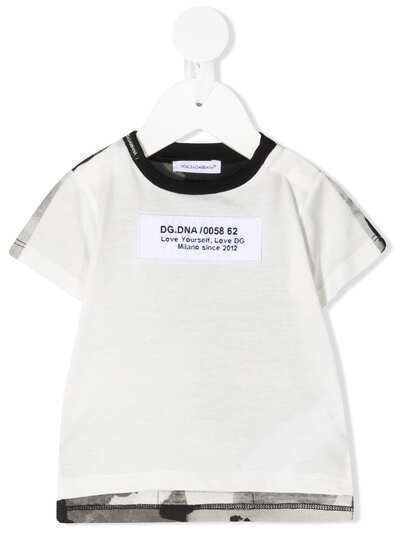 Dolce & Gabbana Kids футболка с камуфляжным принтом
