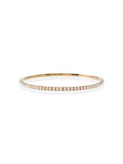 Rosa de la Cruz 18k yellow gold pearl bracelet PRL3001