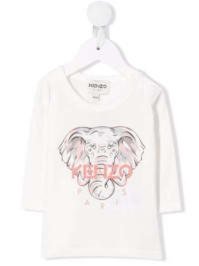 Kenzo Kids футболка Elephant с логотипом