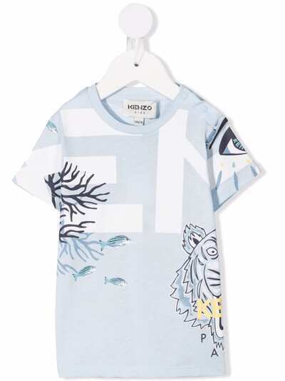 Kenzo Kids футболка с логотипом