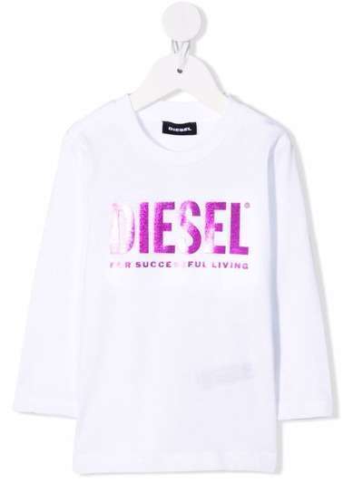 Diesel Kids футболка с длинными рукавами и логотипом