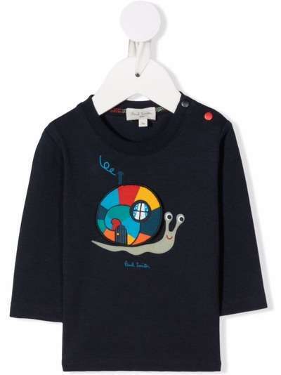 Paul Smith Junior футболка из органического хлопка с логотипом