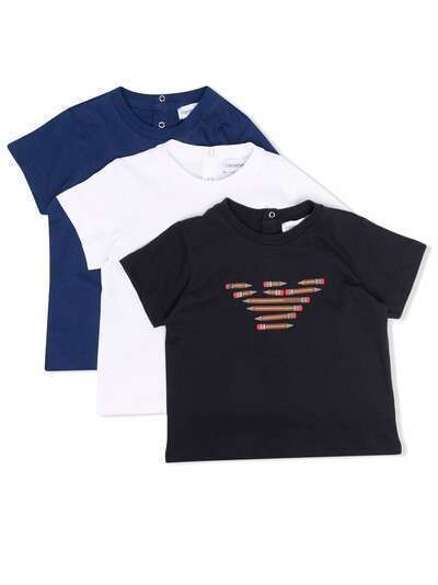 Emporio Armani Kids комплект из трех футболок