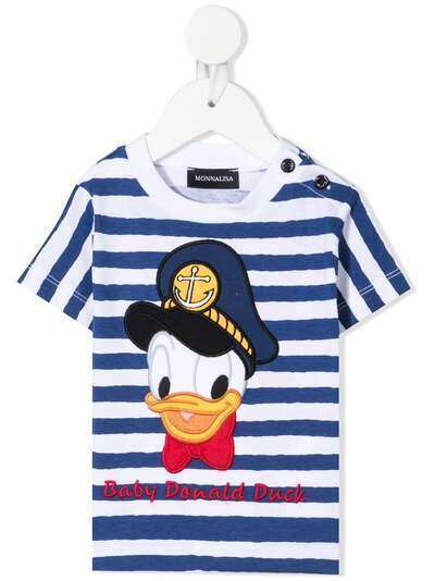 Monnalisa футболка Donald Duck с вышивкой