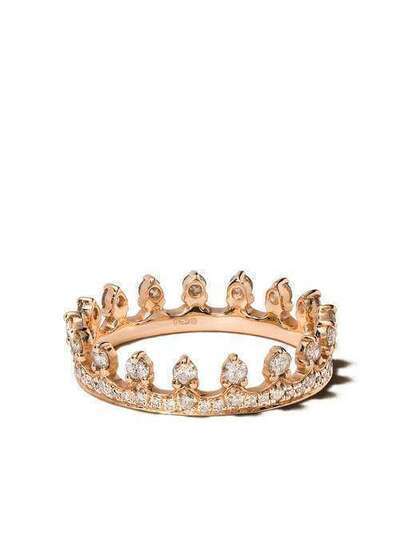 Annoushka кольцо Crown из розового золота с бриллиантом C026331