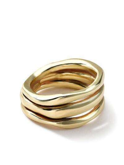 IPPOLITA золотое кольцо Classico Squiggle GR450