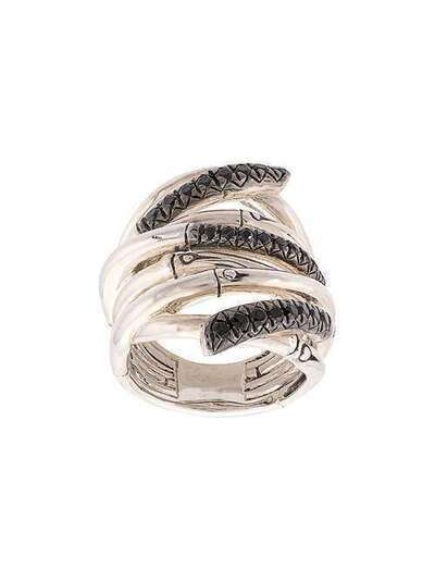 John Hardy серебряное кольцо Bamboo с сапфирами RBS58944BLS