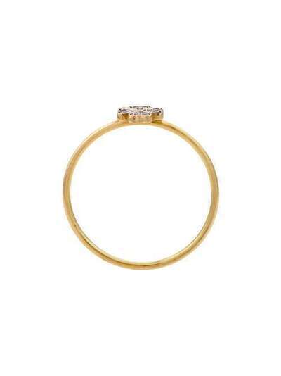 Loquet кольцо с четырехлистным клевером с бриллиантами DMFOURLEAFCLOVER
