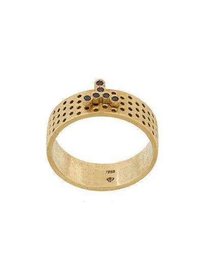 Savoir Joaillerie кольцо 'Lui' с черными бриллиантами I1017002003