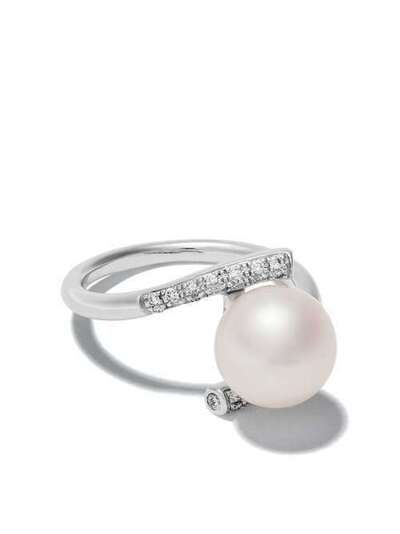 Yoko London кольцо Classic Freshwater из белого золота с жемчугом и бриллиантами RP0016701DFY