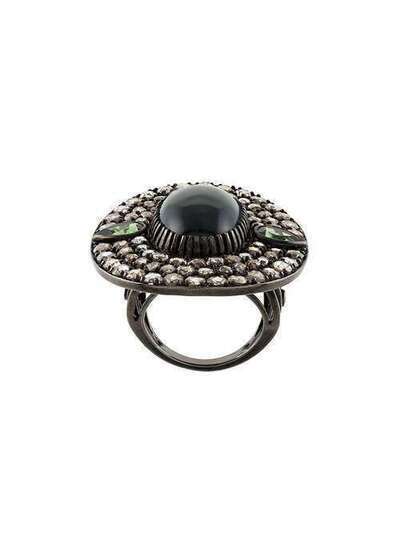 Monan кольцо с центральным камнем и бриллиантами MN217