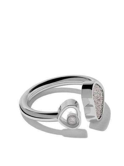 Chopard 18kt white gold Happy Hearts diamond ring 8294821908