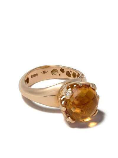 Pasquale Bruni золотое кольцо Sissi с бриллиантами и кварцем 14693R