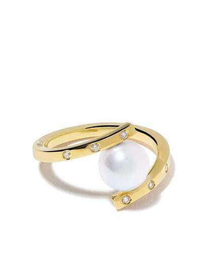 Tasaki золотое кольцо A Fine Balance с бриллиантами и жемчугом RPI4480Y