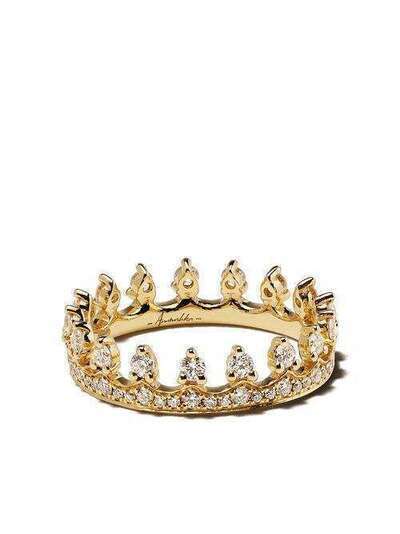 Annoushka кольцо Crown из желтого золота с бриллиантами C026368