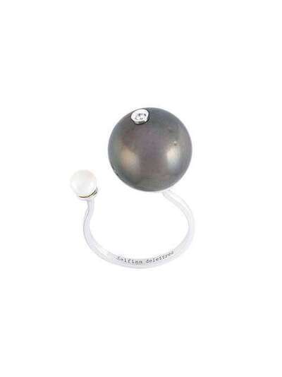 Delfina Delettrez кольцо с бриллиантами 'Pearl piercing' NTL1001D