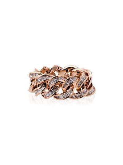 SHAY цепочное кольцо из розового золота с бриллиантами SR103RG18