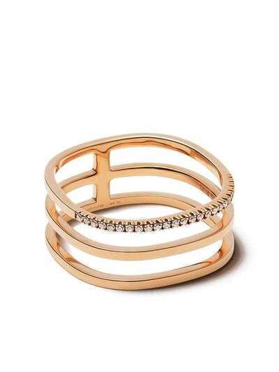 Vanrycke кольцо Charlie из розового золота с бриллиантами