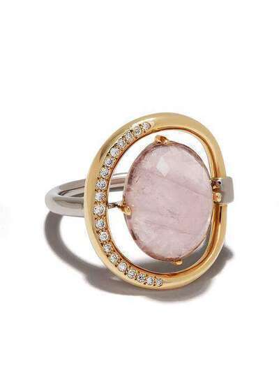Charlotte Chesnais кольцо Project Special Surmesure из розового золота с бриллиантами и камнями SURMESURE