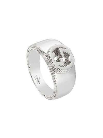 Gucci кольцо с логотипом Interlocking G 479228J8400