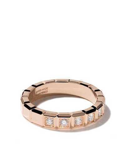 Chopard 18kt rose gold Ice Cube diamond ring 8298345036