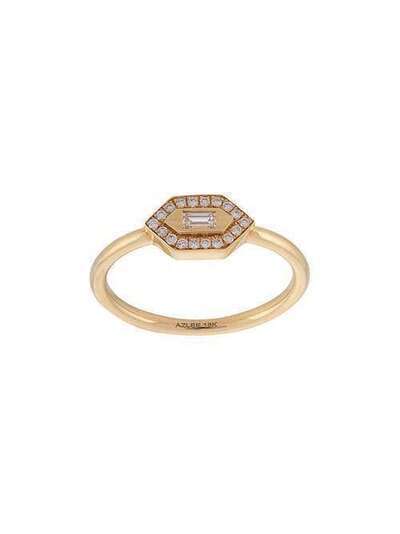 Azlee золотое кольцо с бриллиантами R494G18