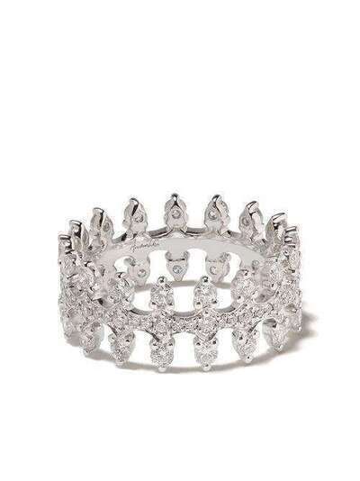 Annoushka кольцо Crown из белого золота с бриллиантом C029161