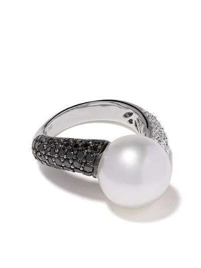 Yoko London золотое кольцо Twilight с жемчугом и бриллиантами