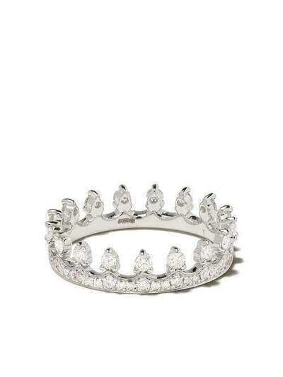 Annoushka кольцо Crown из белого золота с бриллиантом C026321