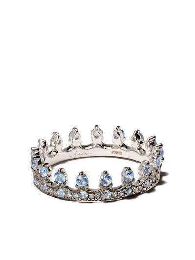 Annoushka кольцо Crown из белого золота с сапфирами C028066