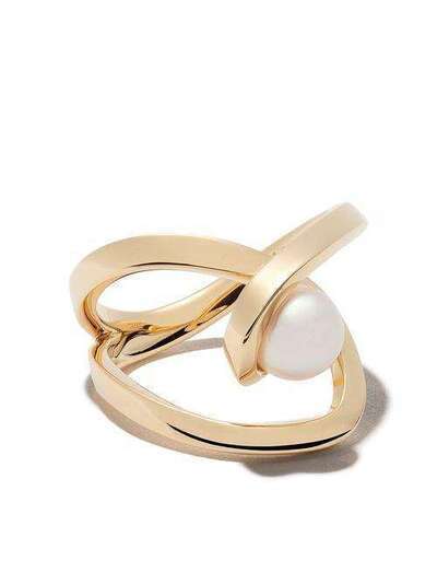 Tasaki золотое кольцо Aurora с жемчугом Акойя R4745Y